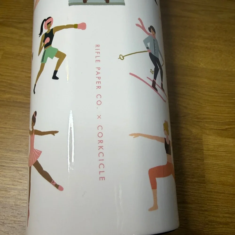 Rifle Paper Co‎ x Corkcicle 16oz Tumbler Sports Girls Insulated Travel Cup White